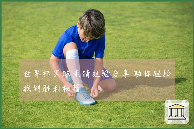 世界杯买球竞猜经验分享 助你轻松找到胜利秘籍